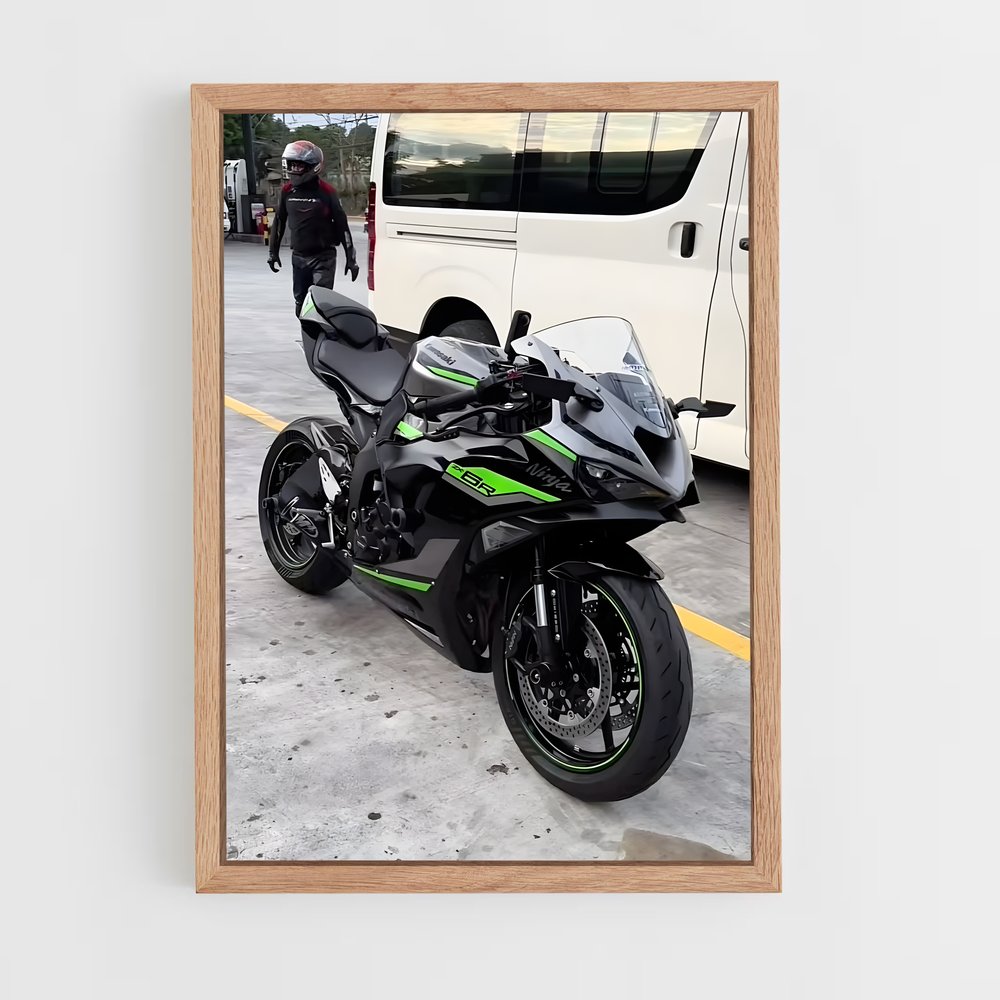 Poster Ninja zx-6r Éclatant (vue 4)